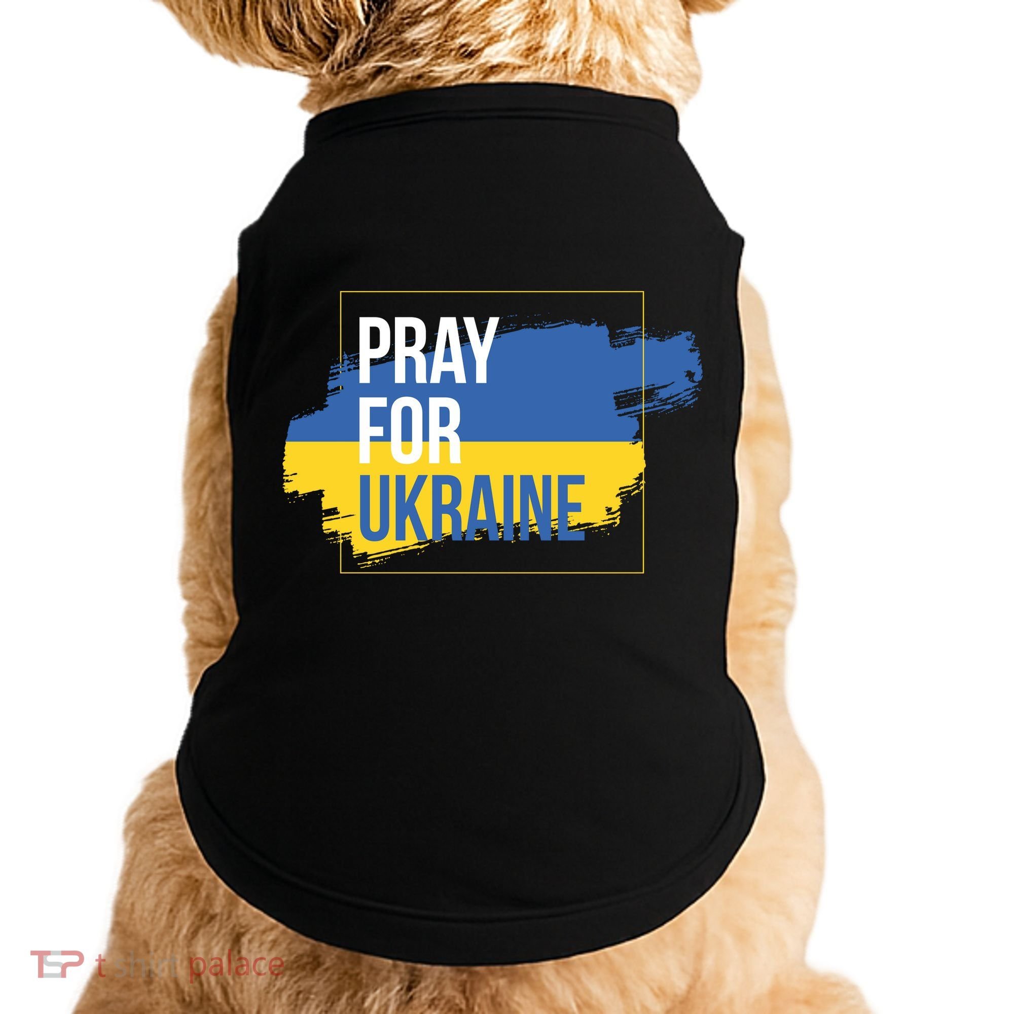 Pray For Ukraine Doggie Tank
