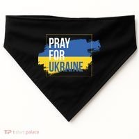 Pray For Ukraine USA-Made Doggie Bandana thumb 0