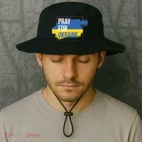 Pray For Ukraine Bucket Hat thumb 2