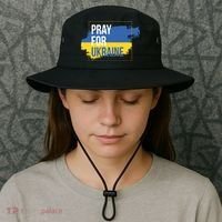 Pray For Ukraine Bucket Hat thumb 3