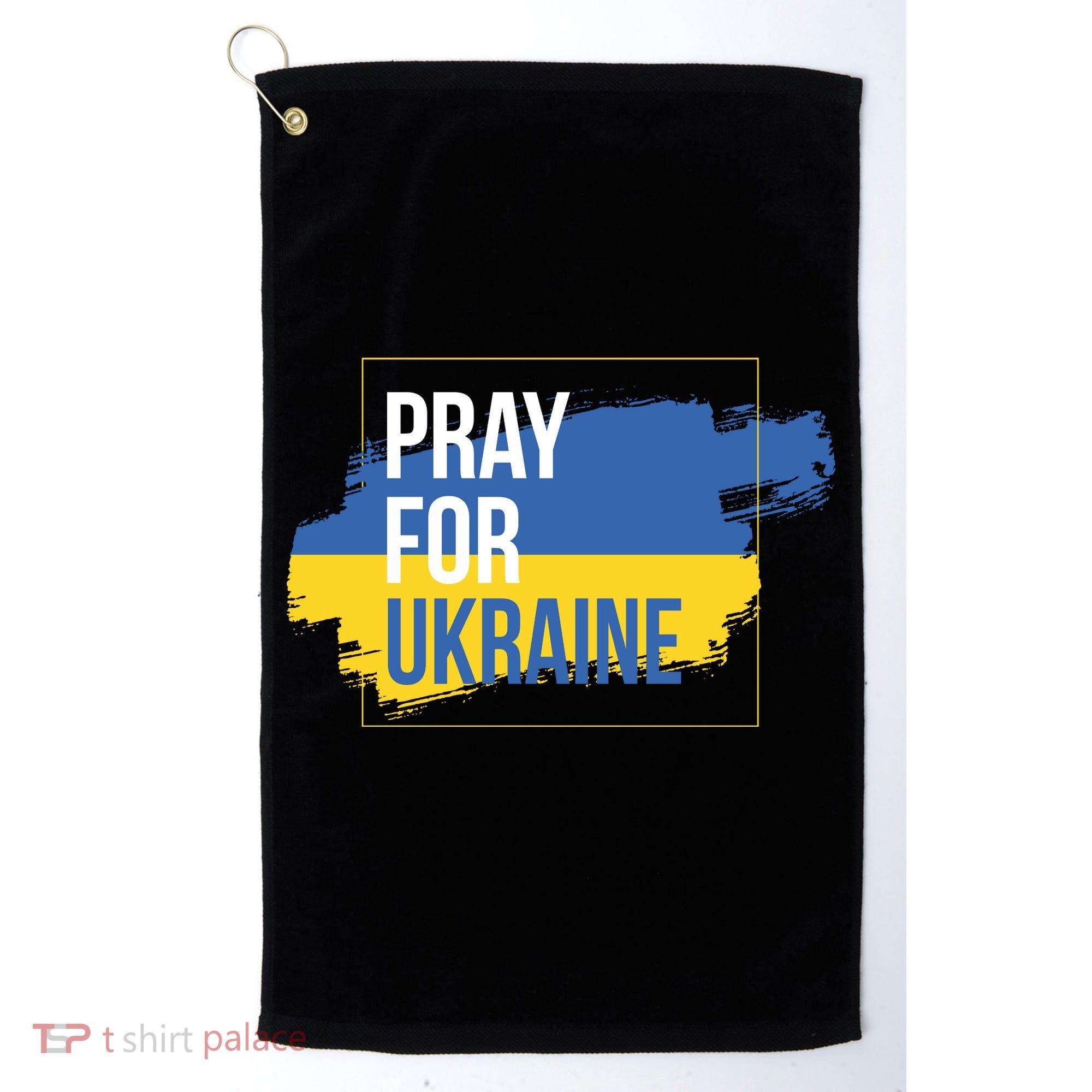 Pray For Ukraine Golf Towel
