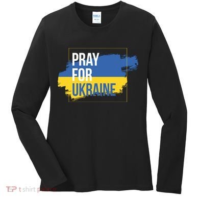 Pray For Ukraine Women's Long Sleeve Shirt