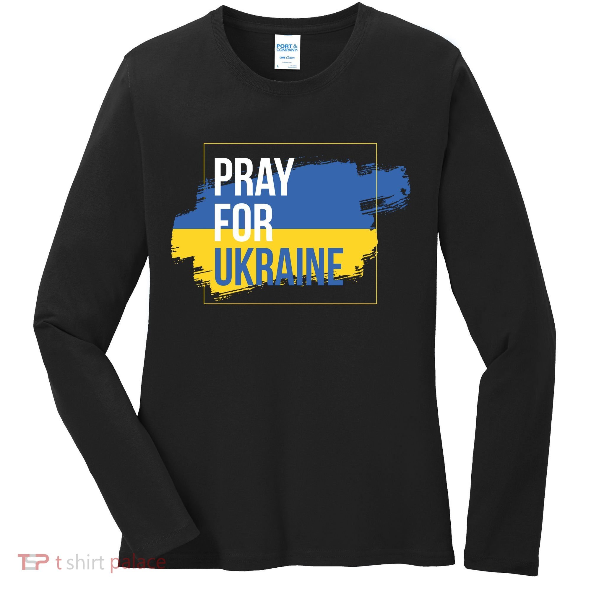 Pray For Ukraine Women's Long Sleeve Shirt