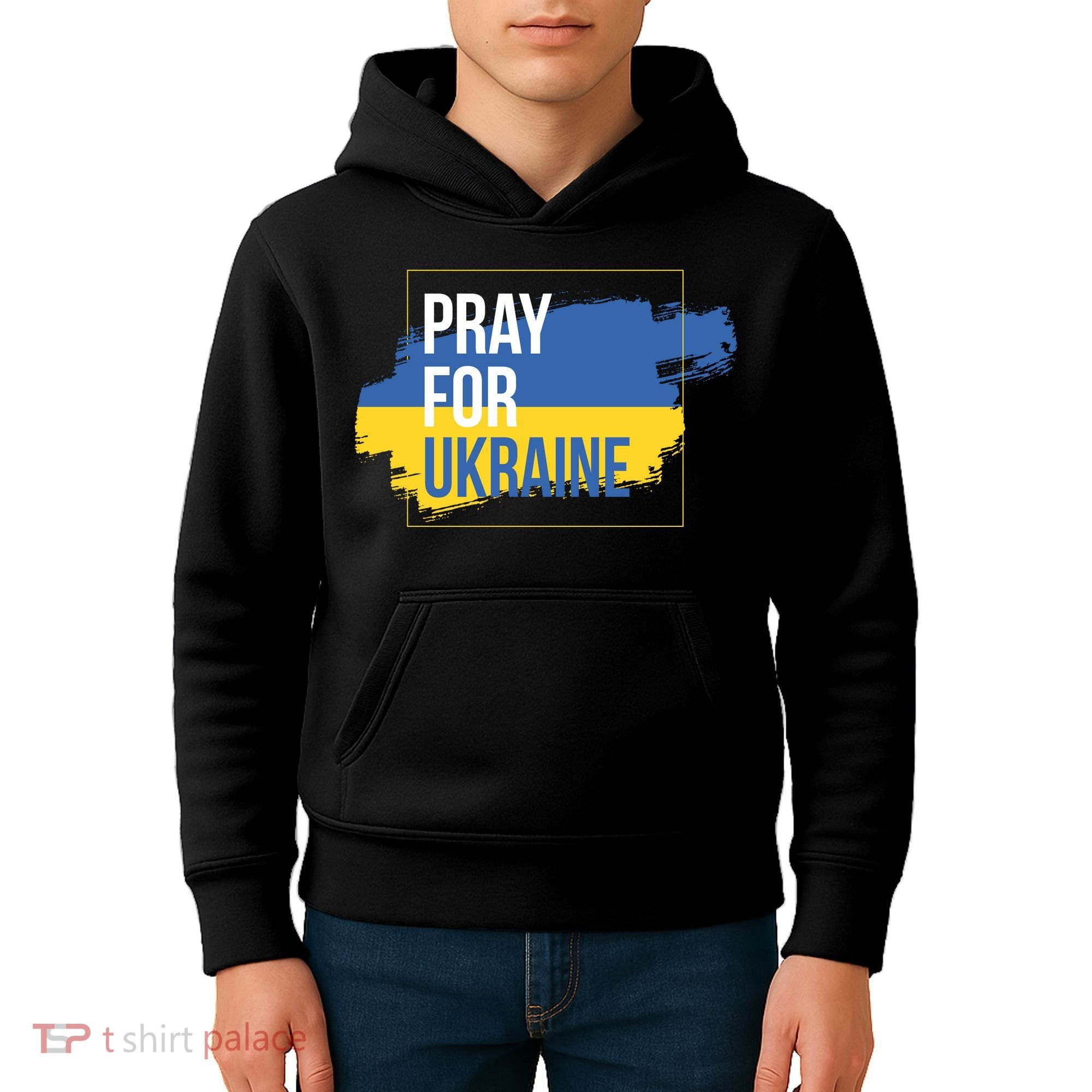 Pray For Ukraine Kids Hoodie
