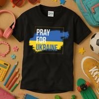 Pray For Ukraine Kids T-Shirt thumb 3