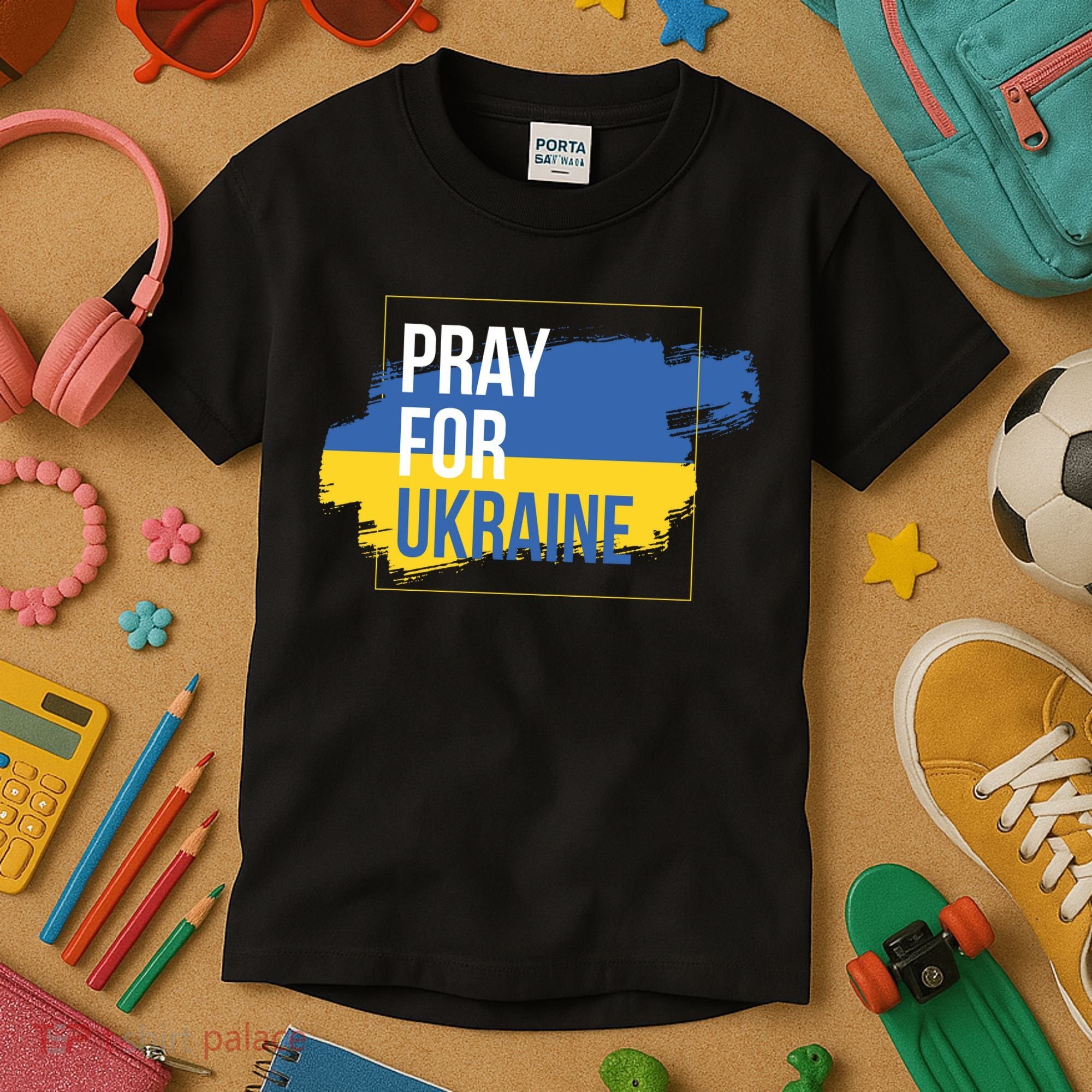 Pray For Ukraine Kids T-Shirt