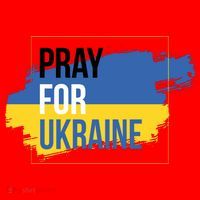Pray For Ukraine Santa Hat thumb 1