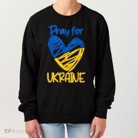 Pray For Ukraine Stand With Ukraine Support Ukraine Women's Sweatshirt thumb 0
