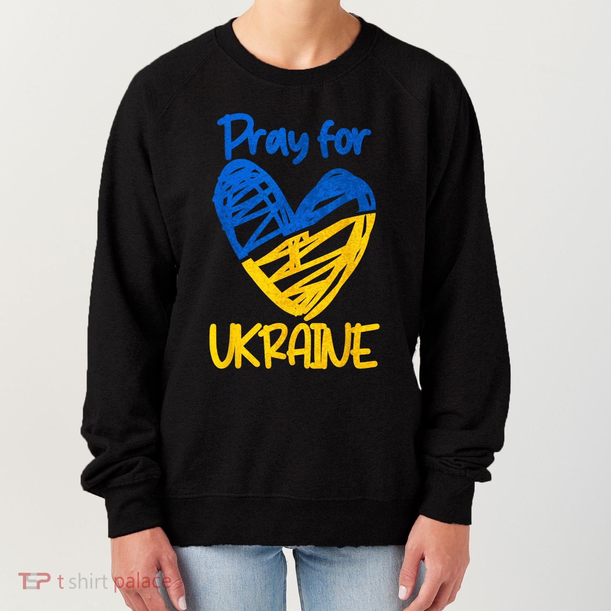 Pray For Ukraine Stand With Ukraine Support Ukraine Women's Sweatshirt