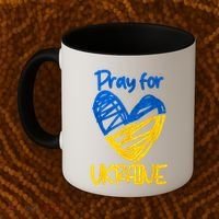 Pray For Ukraine Stand With Ukraine Support Ukraine Coffee Mug thumb 2