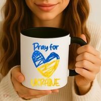 Pray For Ukraine Stand With Ukraine Support Ukraine Coffee Mug thumb 3