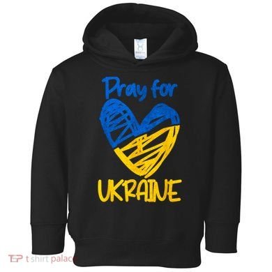Pray For Ukraine Stand With Ukraine Support Ukraine Toddler Hoodie