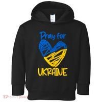 Pray For Ukraine Stand With Ukraine Support Ukraine Toddler Hoodie thumb 0