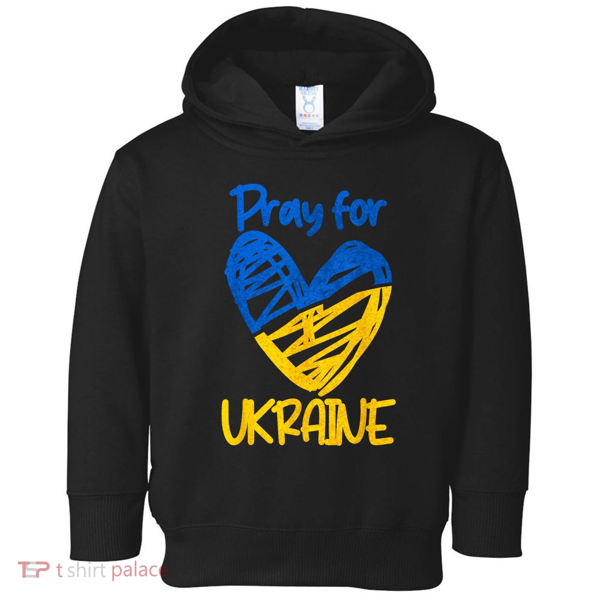 Pray For Ukraine Stand With Ukraine Support Ukraine Toddler Hoodie