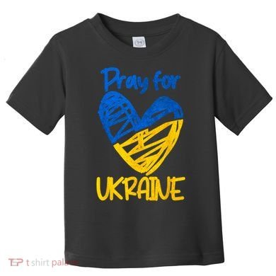 Pray For Ukraine Stand With Ukraine Support Ukraine Toddler T-Shirt