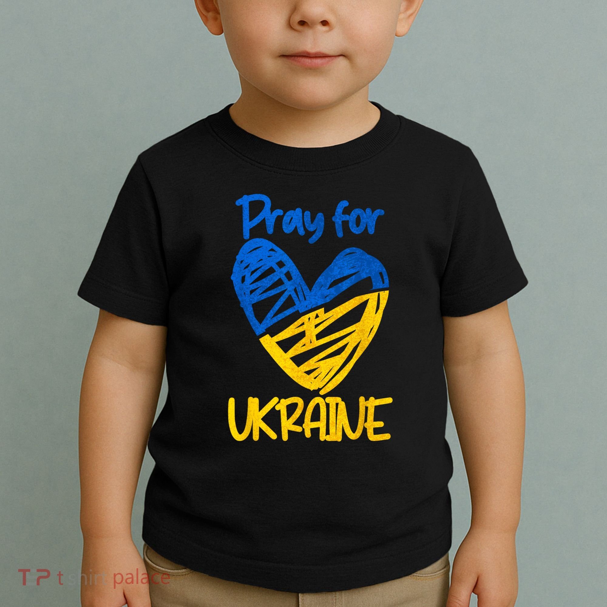Pray For Ukraine Stand With Ukraine Support Ukraine Toddler T-Shirt
