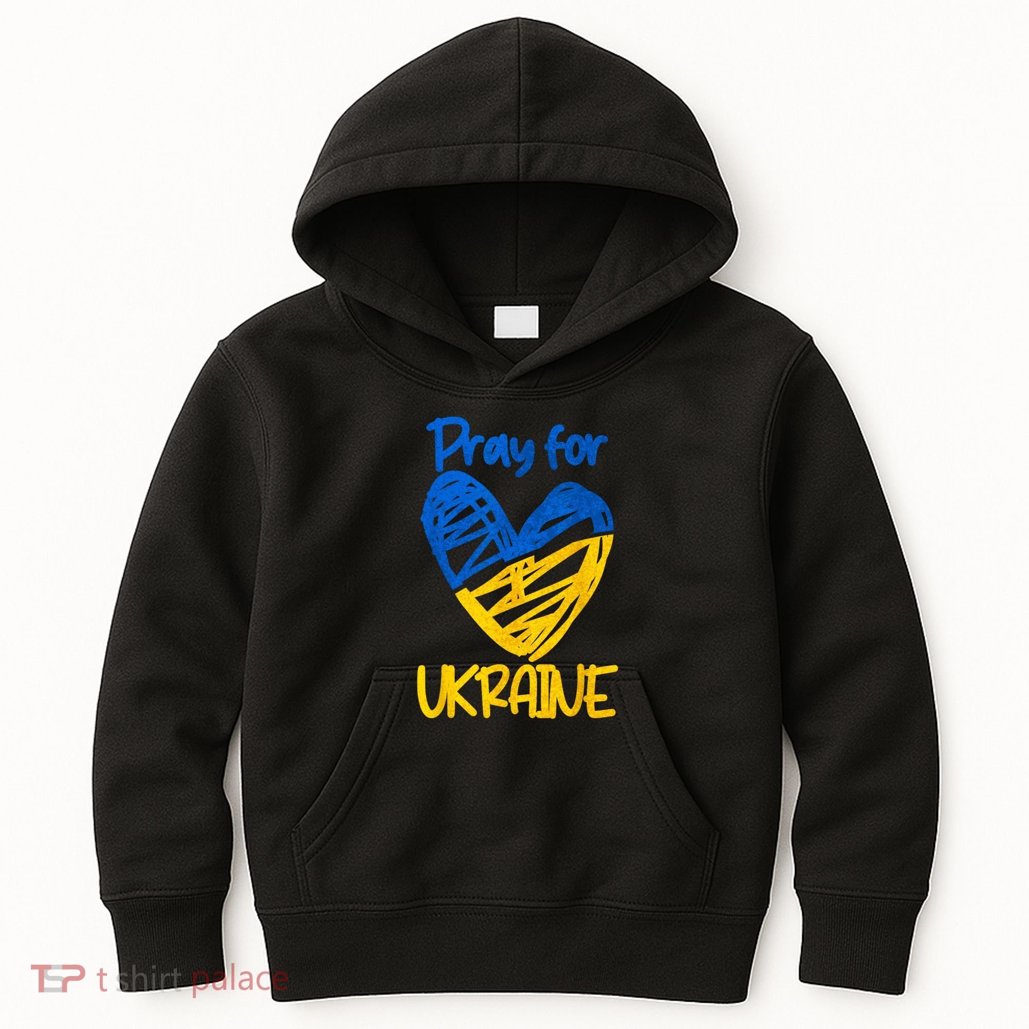Pray For Ukraine Stand With Ukraine Support Ukraine Kids Hoodie