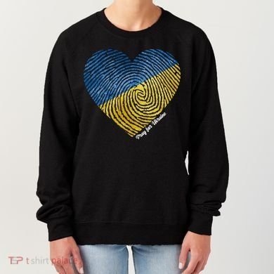 Pray For Ukraine Heart Women's Sweatshirt