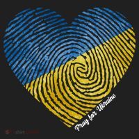 Pray For Ukraine Heart Women's Sweatshirt thumb 2