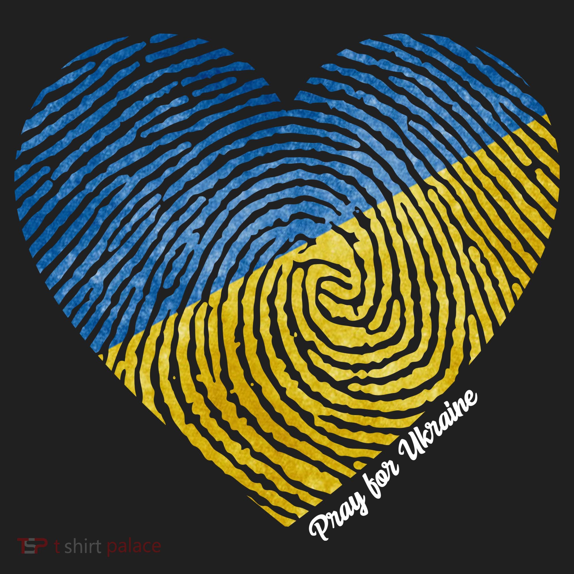 Pray For Ukraine Heart Women's Sweatshirt
