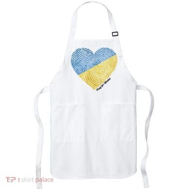 Pray For Ukraine Heart Apron
