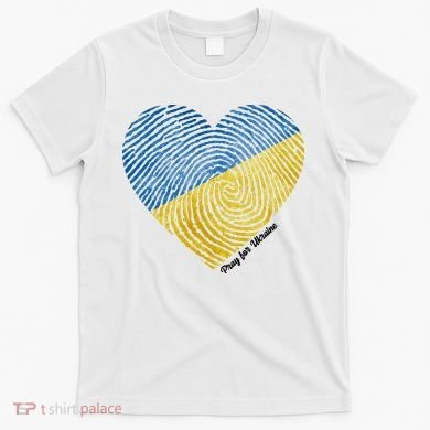 Pray For Ukraine Heart T-Shirt