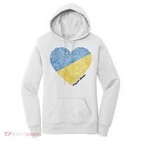 Pray For Ukraine Heart Women's Hoodie thumb 0