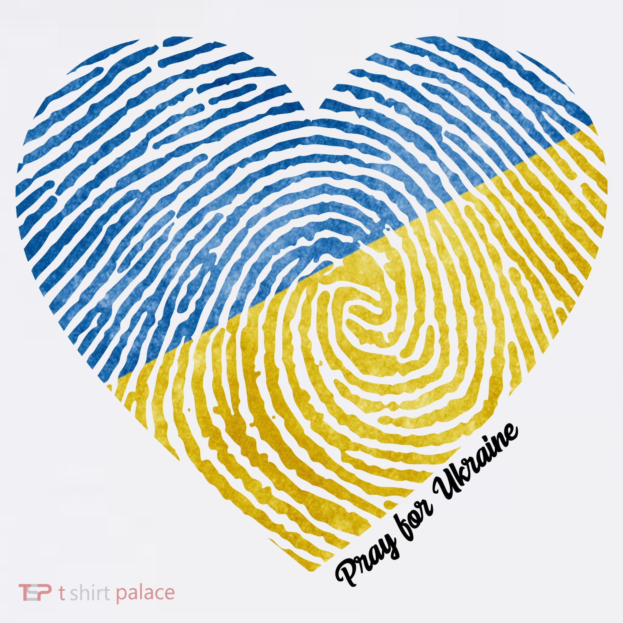 Pray For Ukraine Heart Women's Tank Top