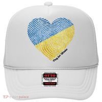 Pray For Ukraine Heart Hat thumb 0