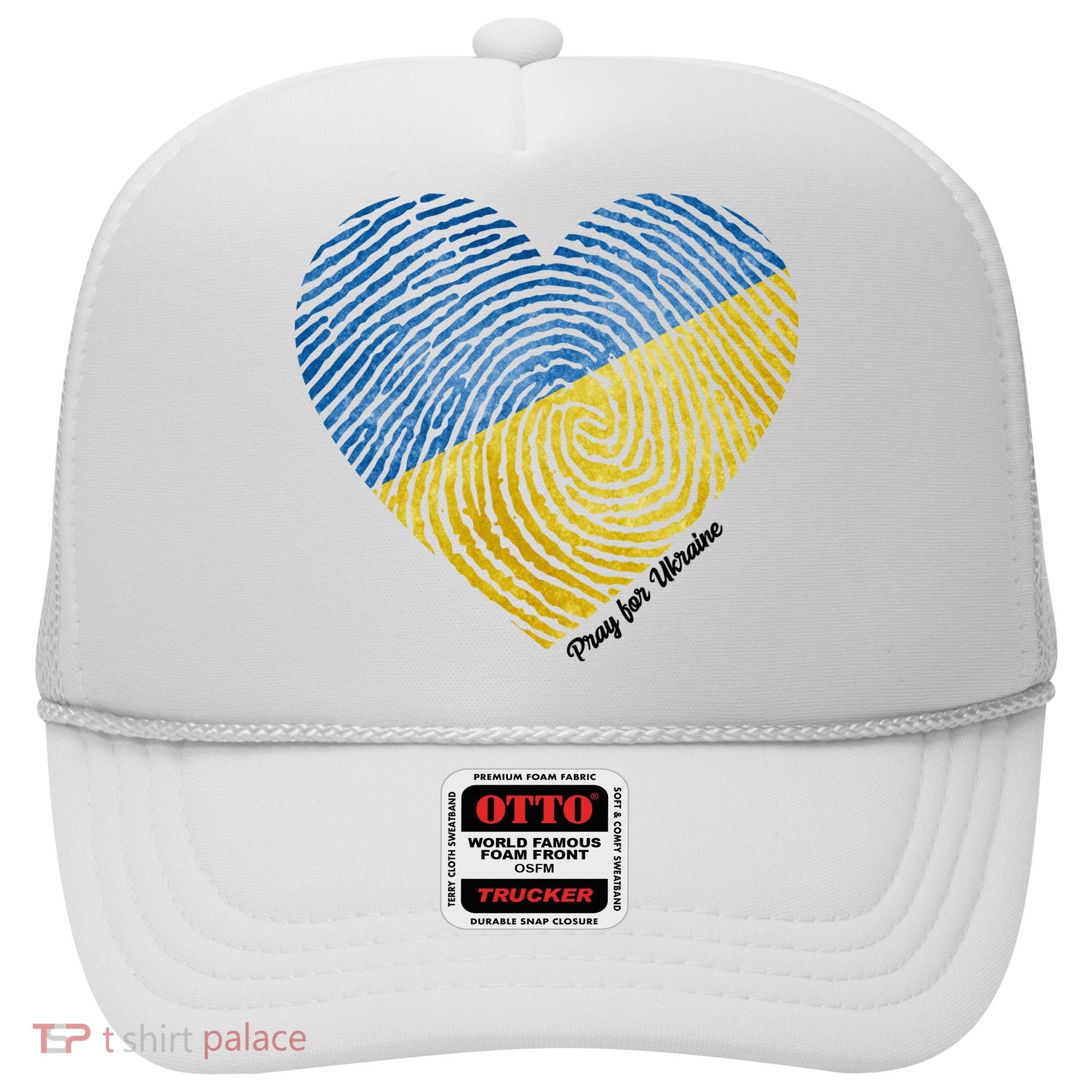 Pray For Ukraine Heart Hat
