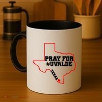 Pray For Uvalde Texas Strong Map Coffee Mug thumb 4