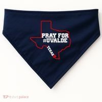 Pray For Uvalde Texas Strong Map USA-Made Doggie Bandana thumb 0