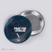 Pray For Uvalde Texas Strong Map Button thumb 0