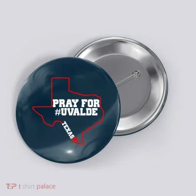 Pray For Uvalde Texas Strong Map Button