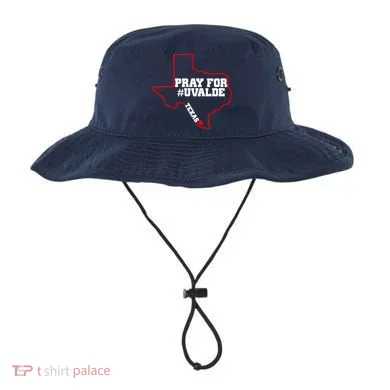 Pray For Uvalde Texas Strong Map Bucket Hat