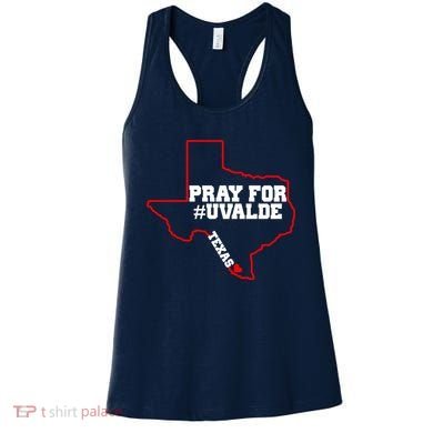 Pray For Uvalde Texas Strong Map Women's Tank Top