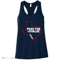 Pray For Uvalde Texas Strong Map Women's Tank Top thumb 0