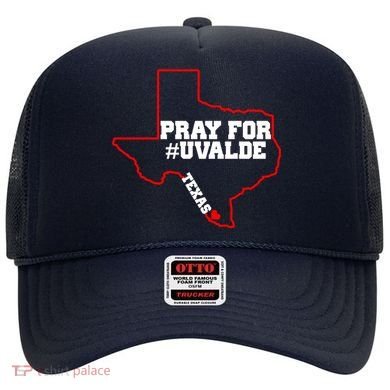 Pray For Uvalde Texas Strong Map Hat