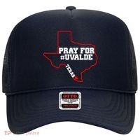 Pray For Uvalde Texas Strong Map Hat thumb 0