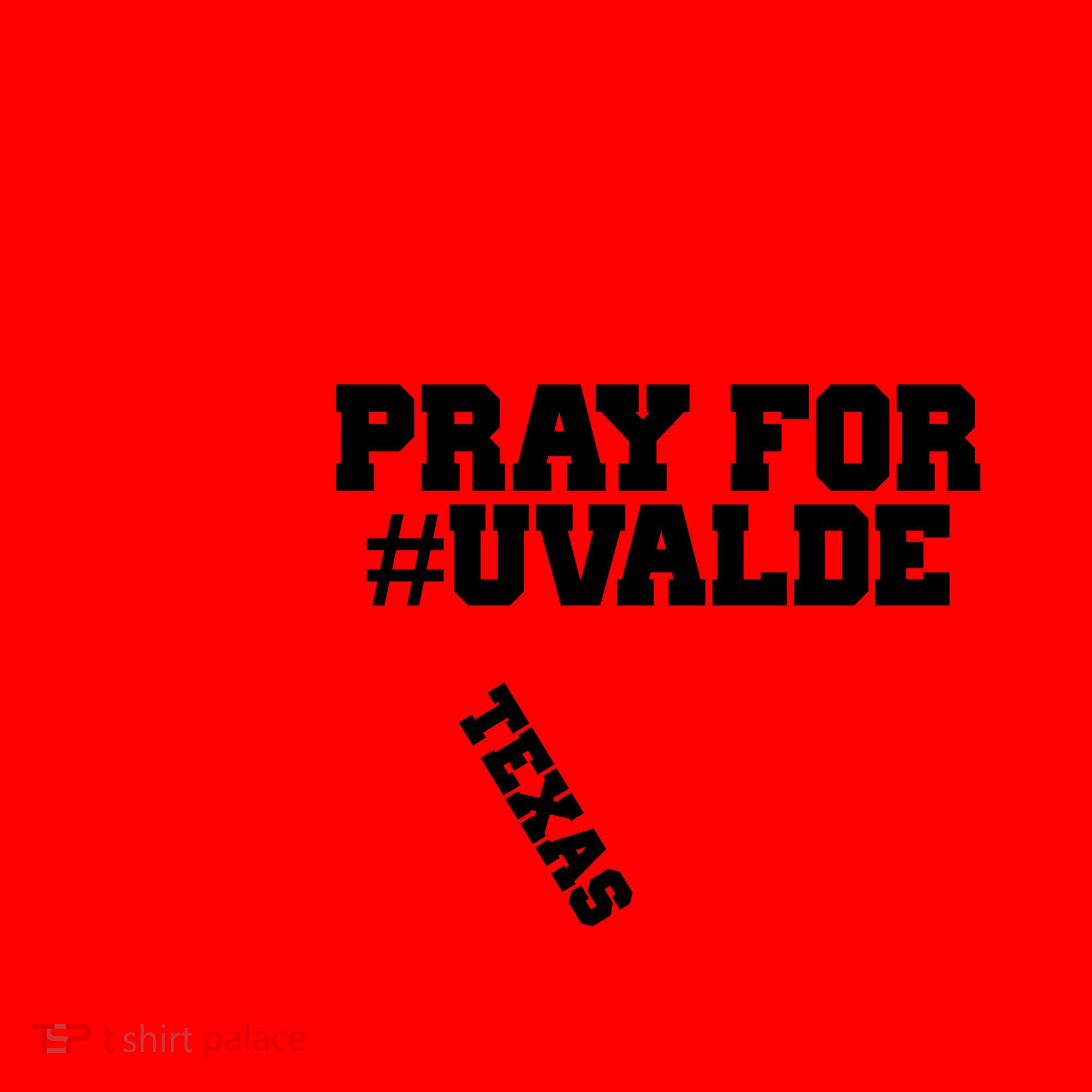 Pray For Uvalde Texas Strong Map Santa Hat