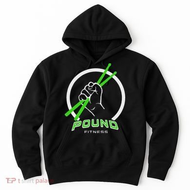 Pound Fitness With Drumsticks Graphic Hoodie