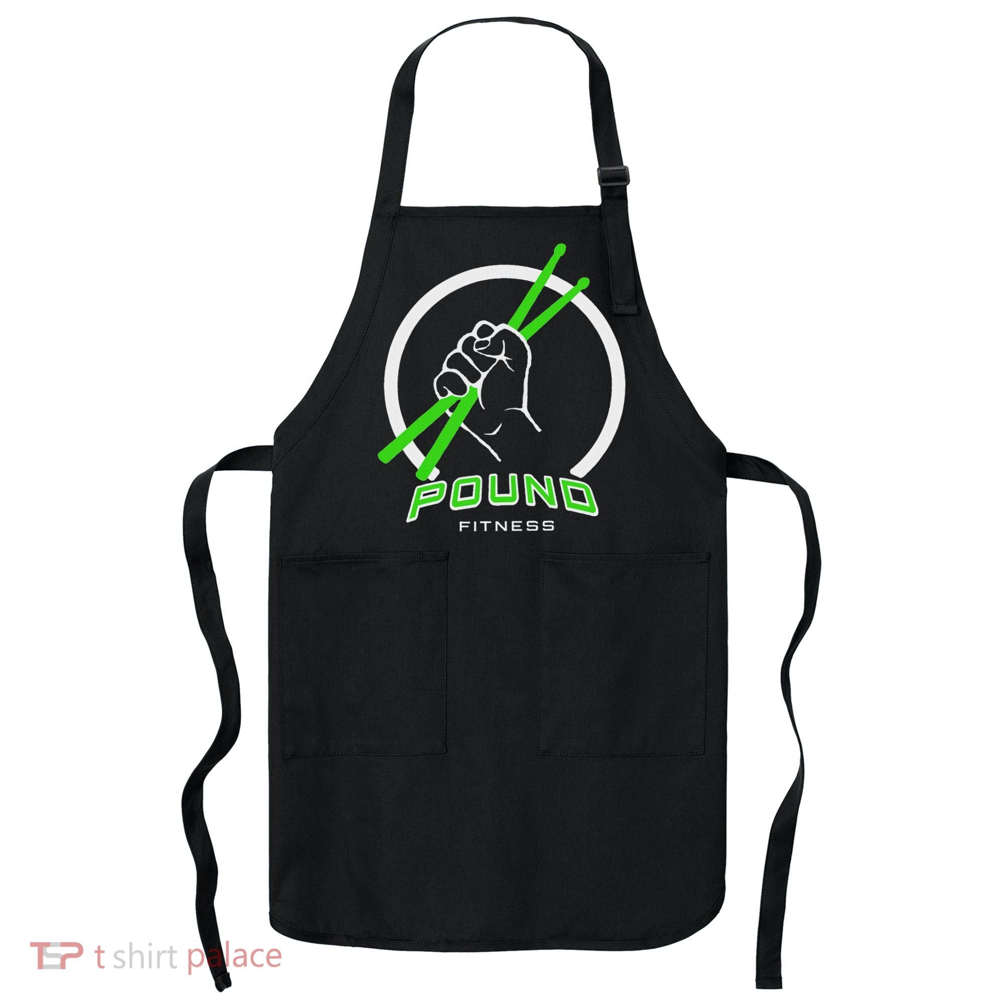 Pound Fitness With Drumsticks Graphic Apron
