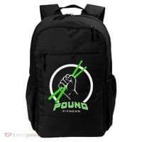 Pound Fitness With Drumsticks Graphic Backpack thumb 0