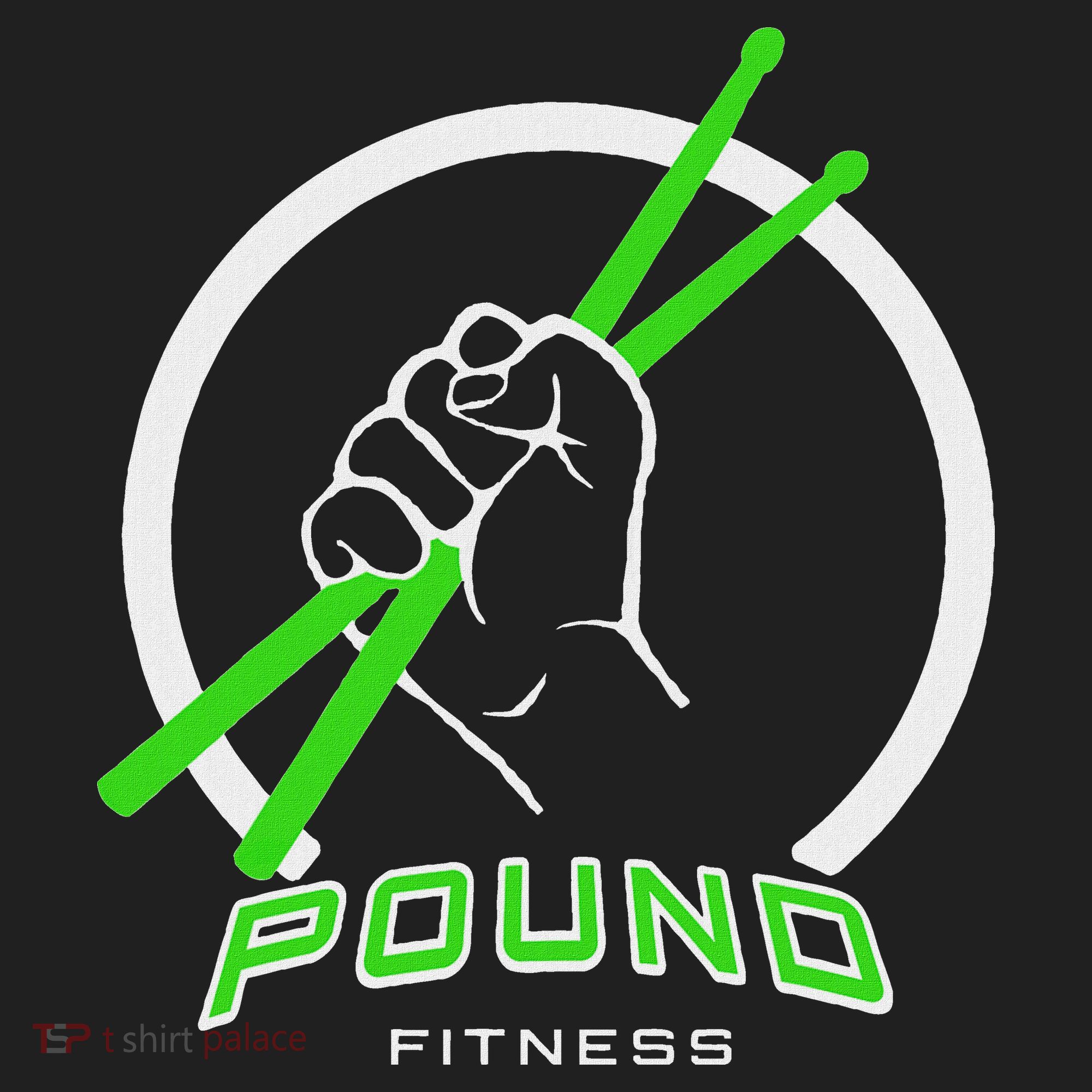 Pound Fitness With Drumsticks Graphic Beanie