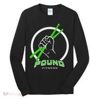 Pound Fitness With Drumsticks Graphic Tall Long Sleeve Shirt thumb 0