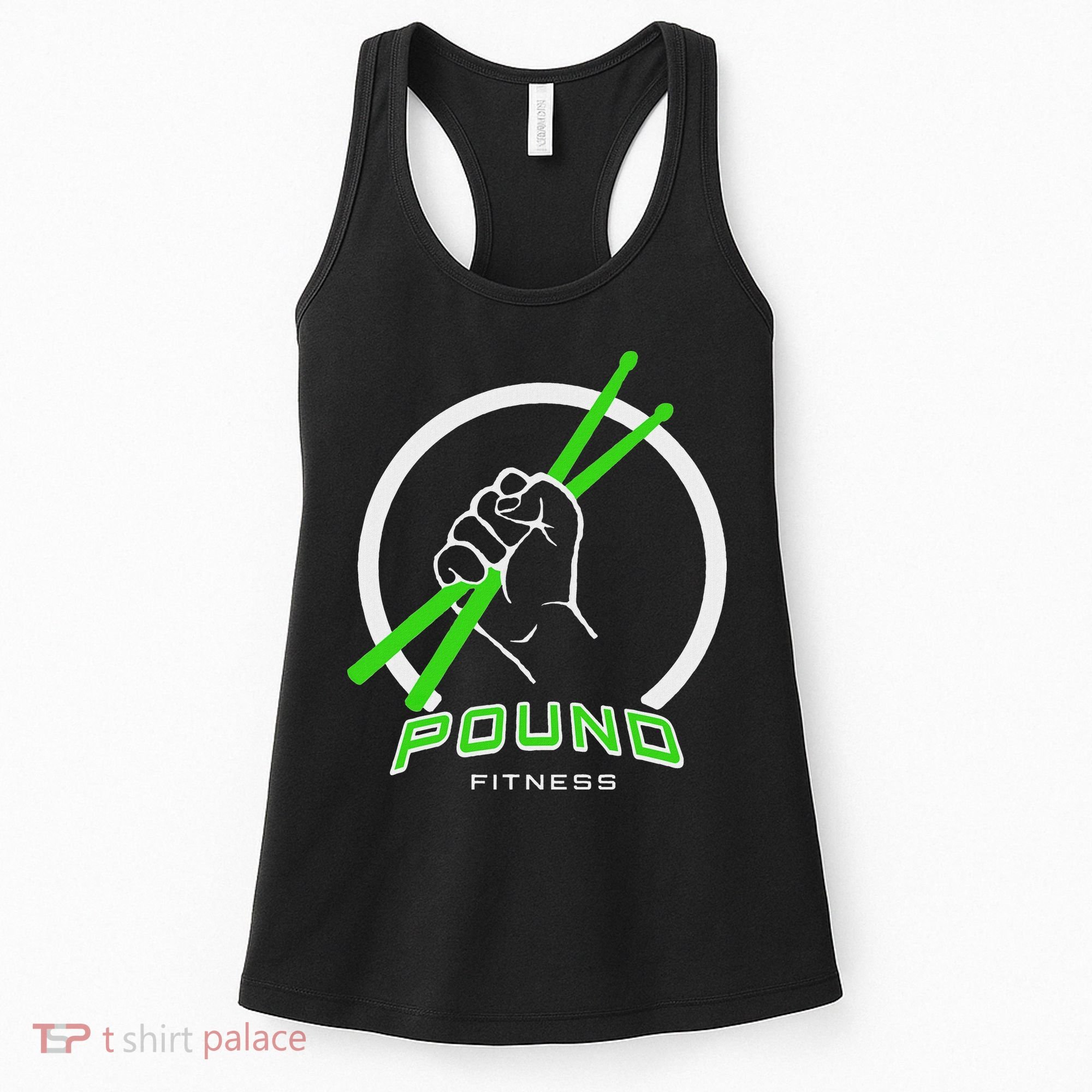 Pound Fitness With Drumsticks Graphic Women's Tank Top