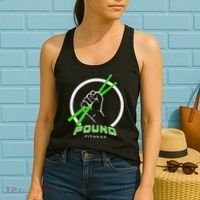 Pound Fitness With Drumsticks Graphic Women's Tank Top thumb 2