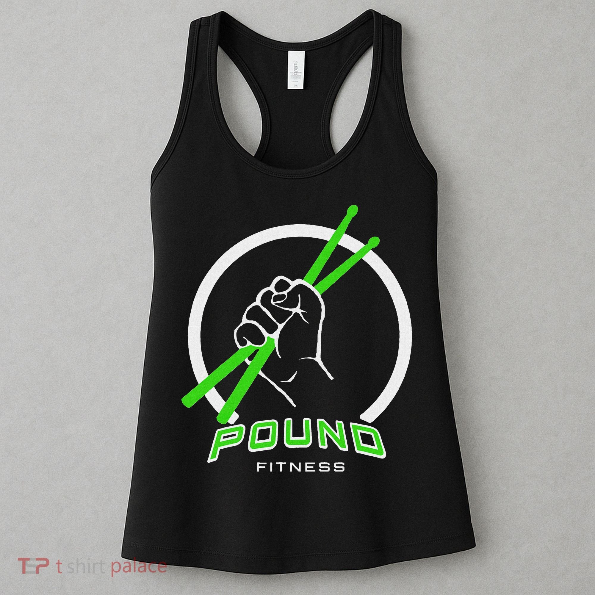 Pound Fitness With Drumsticks Graphic Women's Tank Top