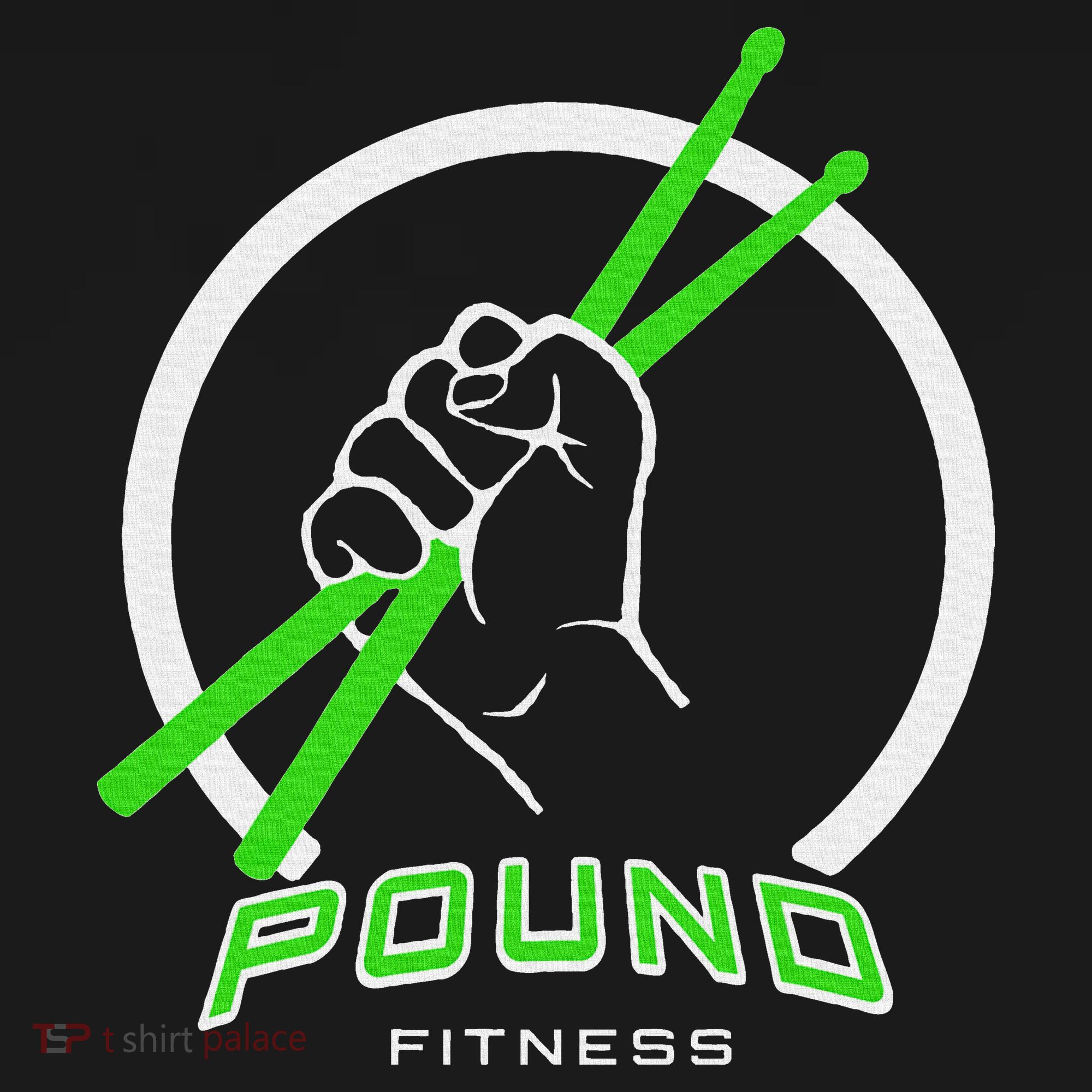 Pound Fitness With Drumsticks Graphic Women's Tank Top