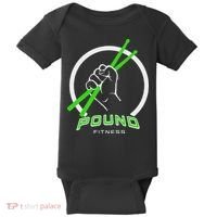 Pound Fitness With Drumsticks Graphic Baby Bodysuit thumb 0